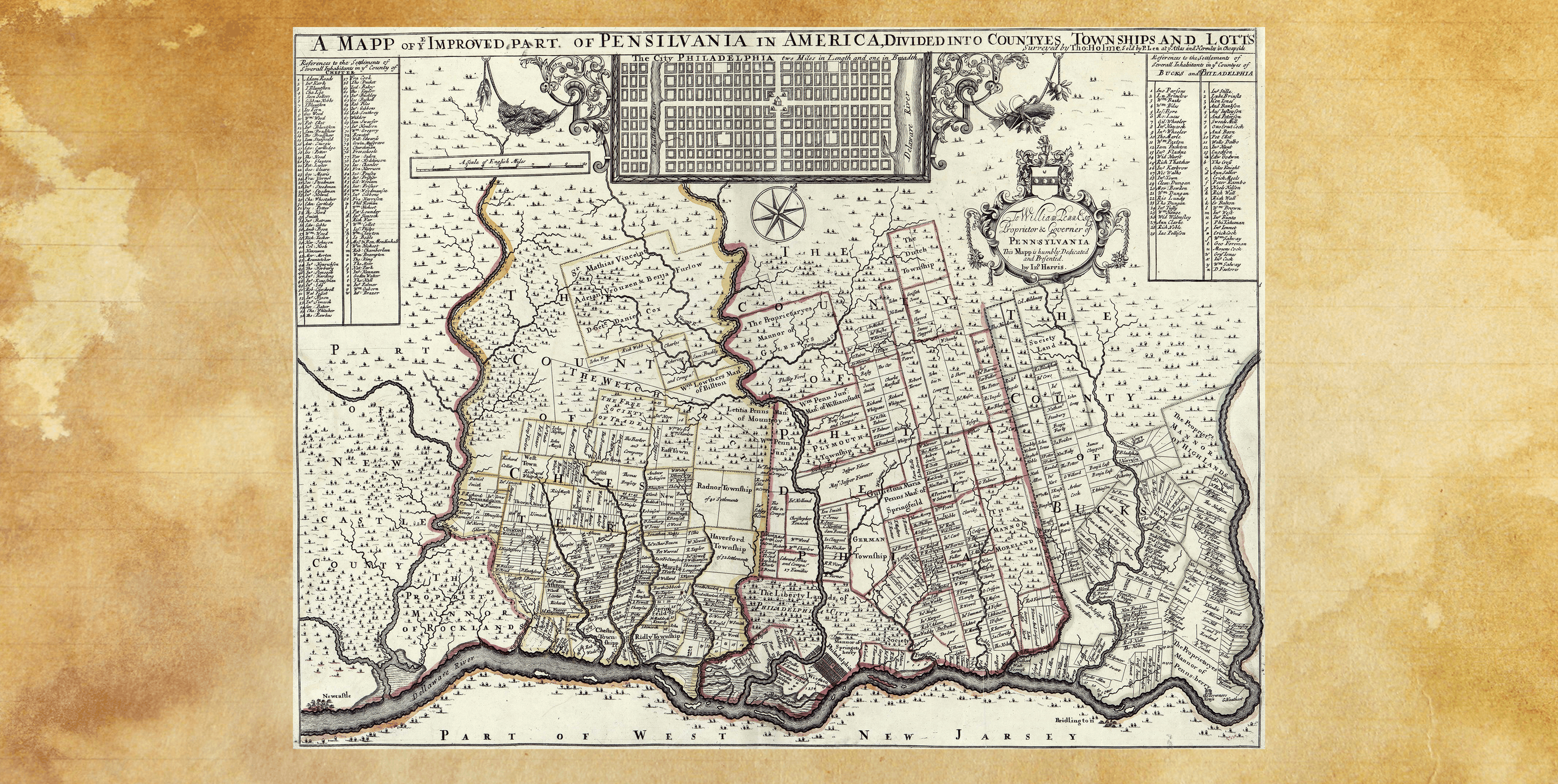 1687 Map Poster